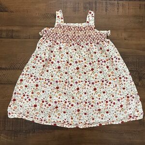 Gymboree Girls Smocked Floral Sundress Size 2T Cotton